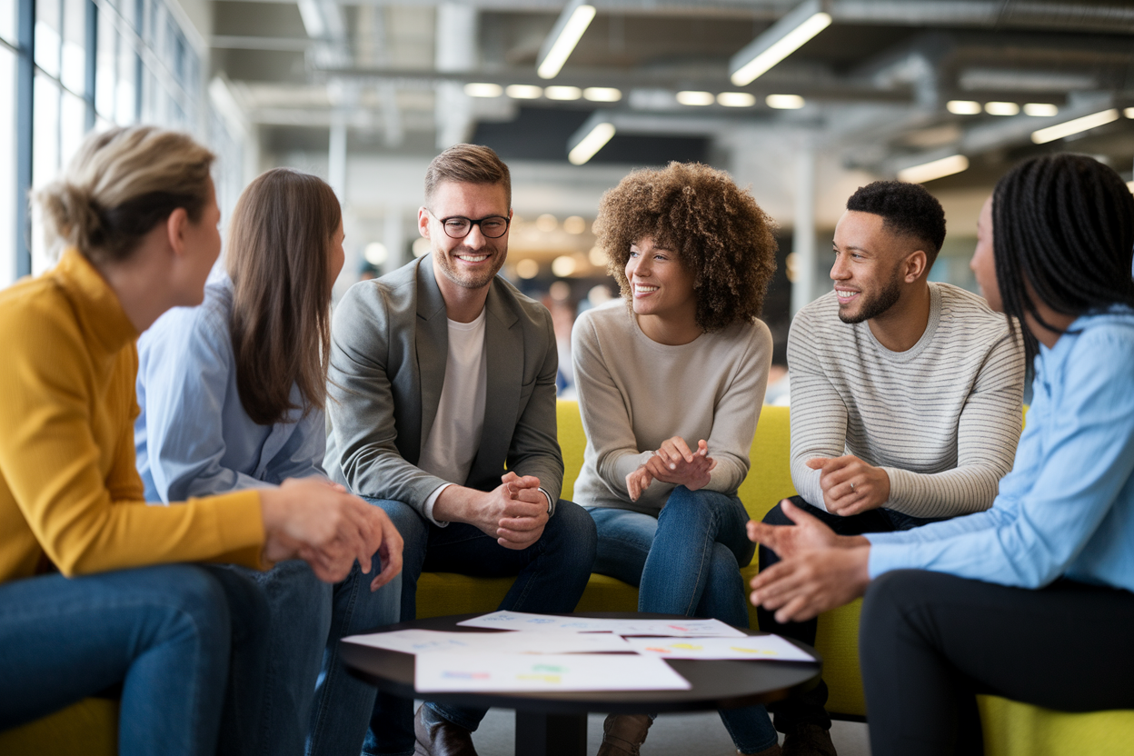 groupe-divers-bureau-brainstorming