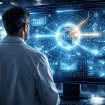 scientifique-observant-ecran-schemas-energie