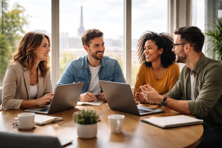 groupe-freelances-table-reunion-ordinateurs