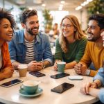 personnes-discussion-cafe-smartphones