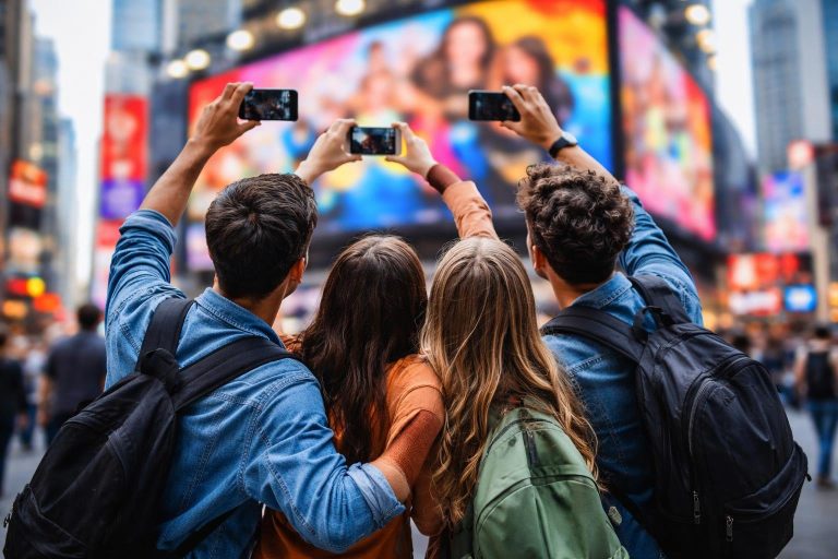 groupe-jeunes-selfie-affiche-urbaine