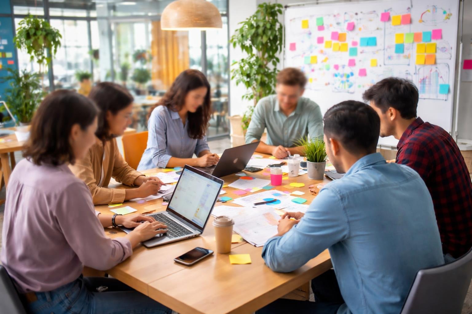 personnes-bureau-moderne-lumineux-collaboration