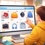 boutique-en-ligne-ecran-ordinateur-consommateur